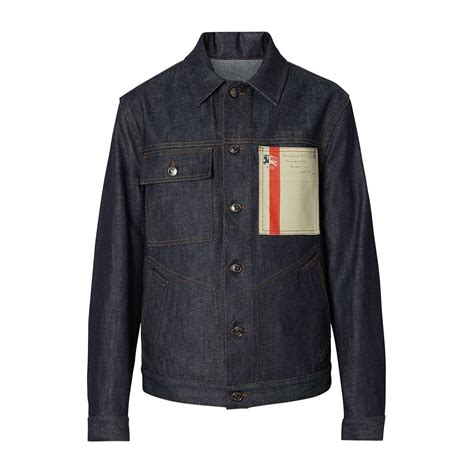 burberry denim jacket sale|burberry denim jacket men's.